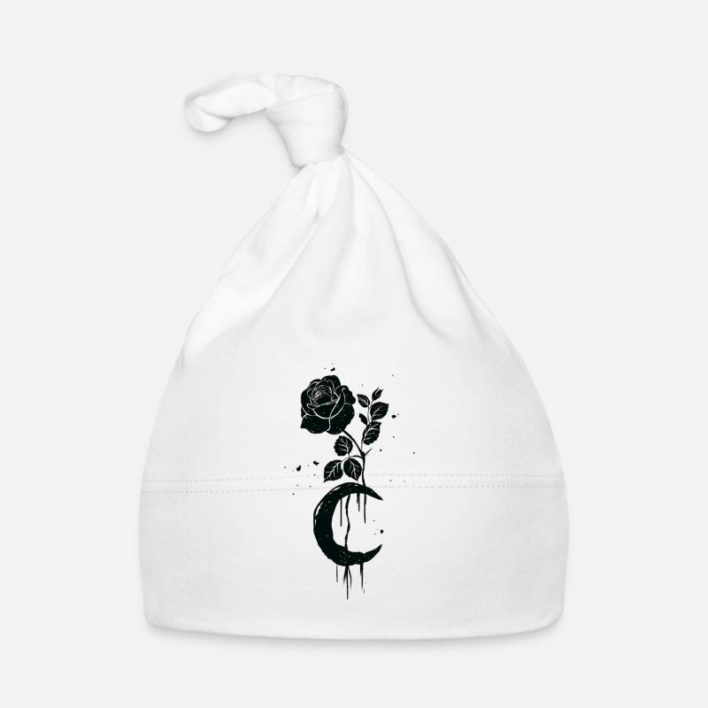 Blanc Noir Blanc Sorcière Bonnet bio Bébé