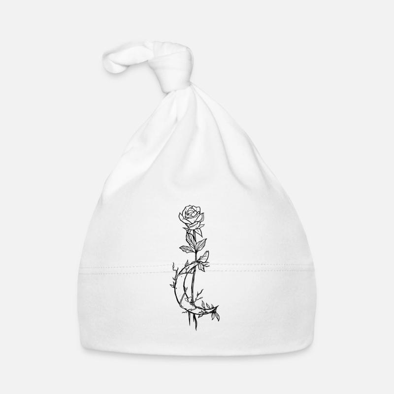 Blanc Noir Blanc Sorcière Bonnet bio Bébé