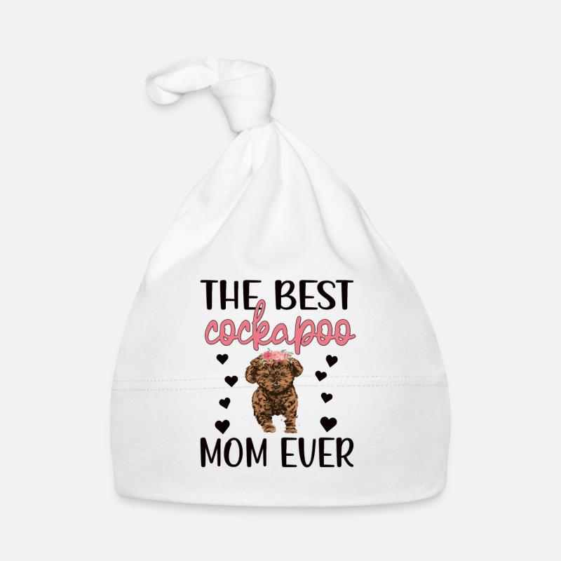 Cockapoo Mama Cockapoo Besitzerin Hundeliebhaberin Baby Bio-Mütze