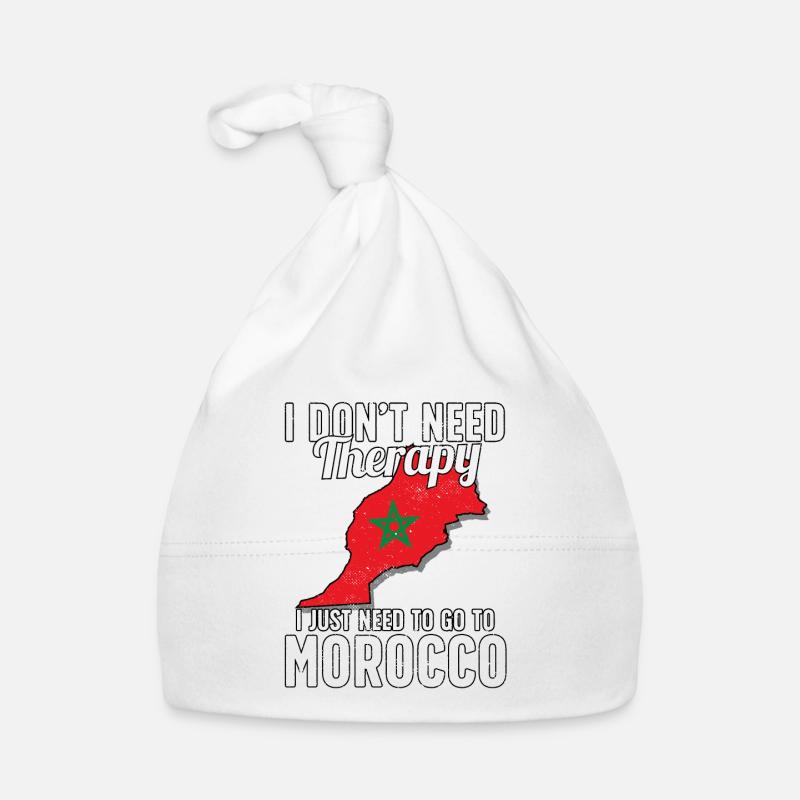 Morocco flag I Moroccan Souvenirs Bonnet bio Bébé