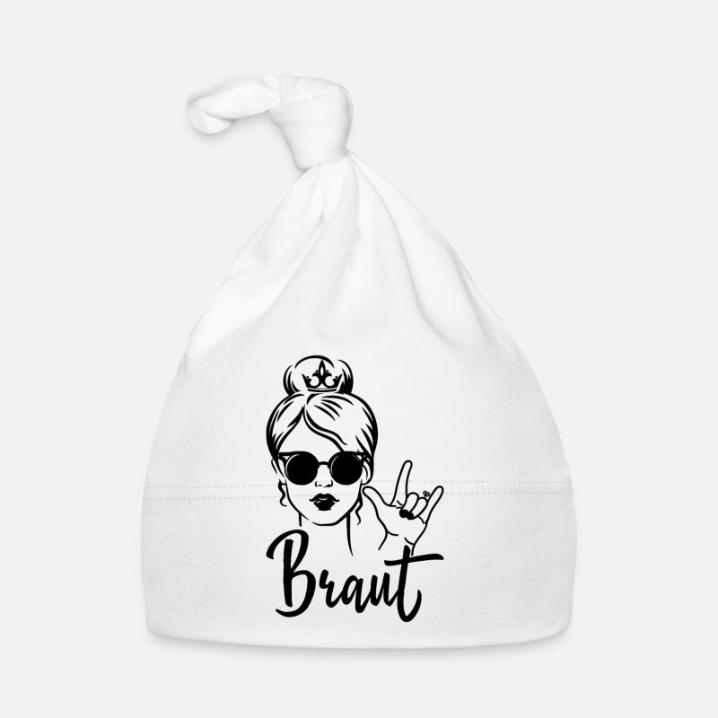 Braut Ehemann Hochzeit Ehe Bräutigam Geschenk Baby Bio-Mütze