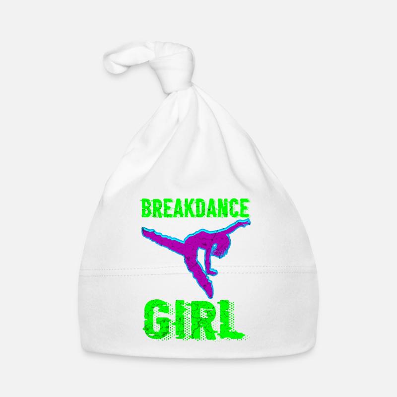 Breakdance Mädchen Tänzerin Baby Bio-Mütze