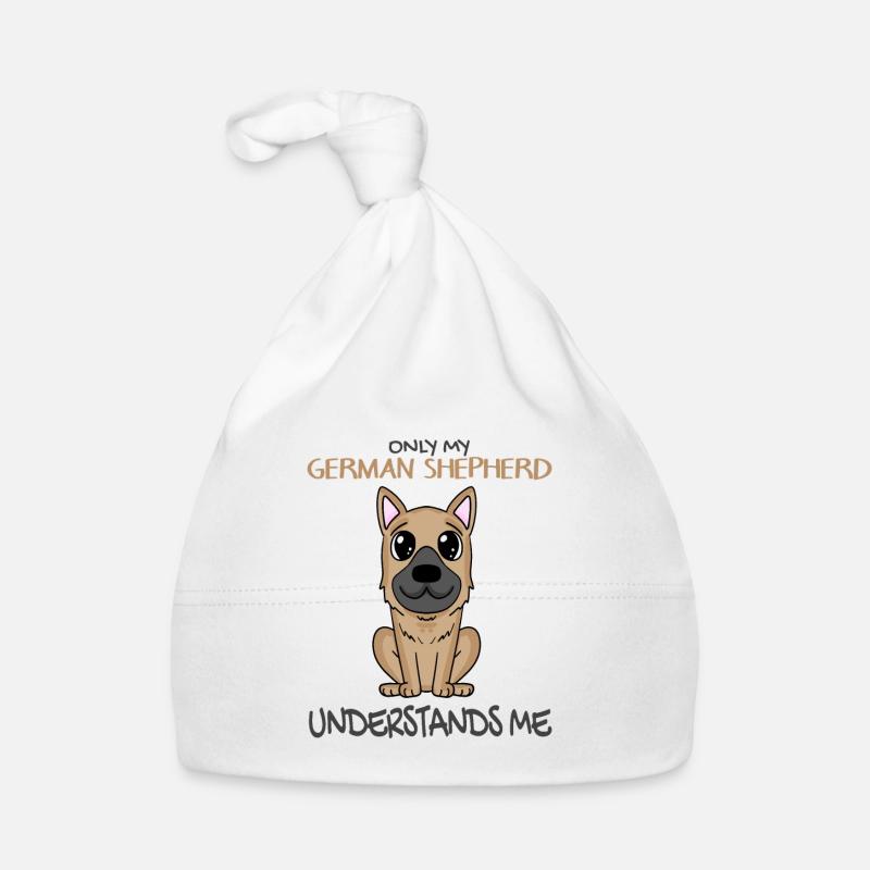 Deutscher Schäferhund Baby Bio-Mütze