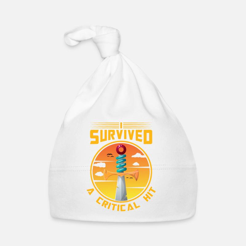 lustig ich habe einen kritischen Treffer überlebt, Baby Bio-Mütze