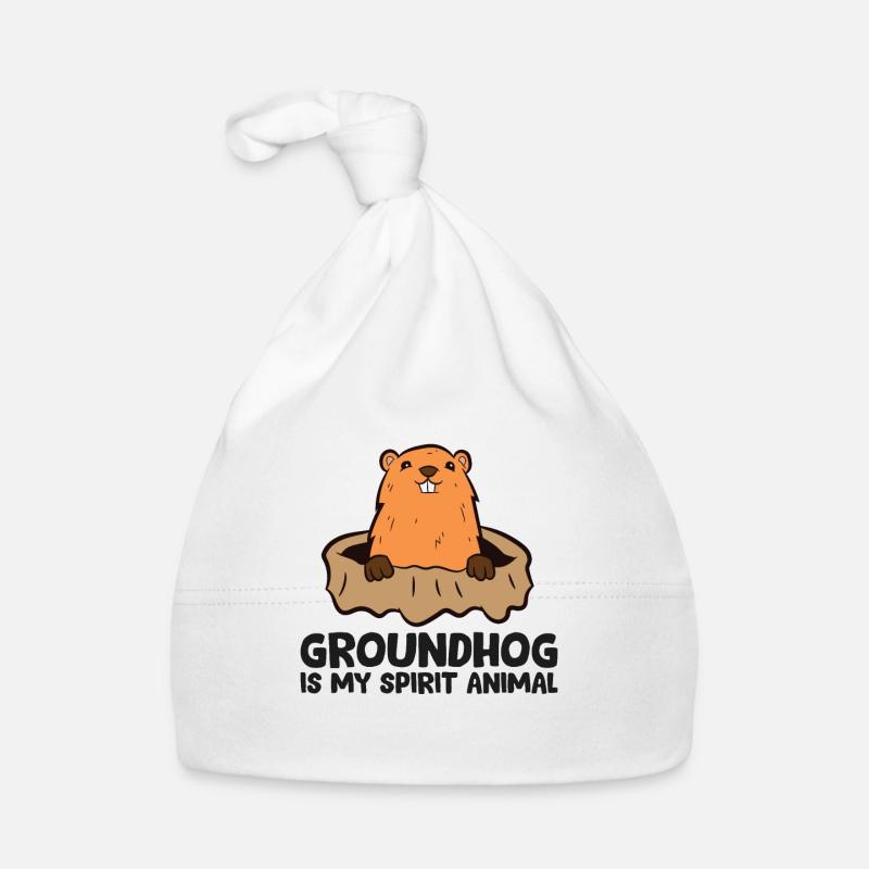 Drôle de marmotte amant marmotte est mon Bonnet bio Bébé
