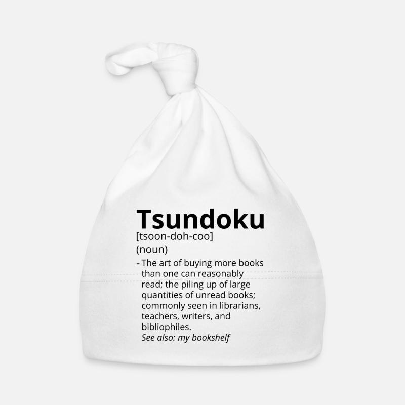 Tsundoku Definition Description Organic Baby Cap