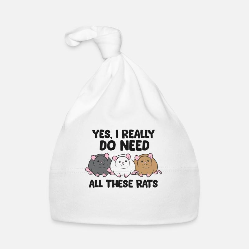 Yes I Really Do Need All These Rats Organic Baby Cap