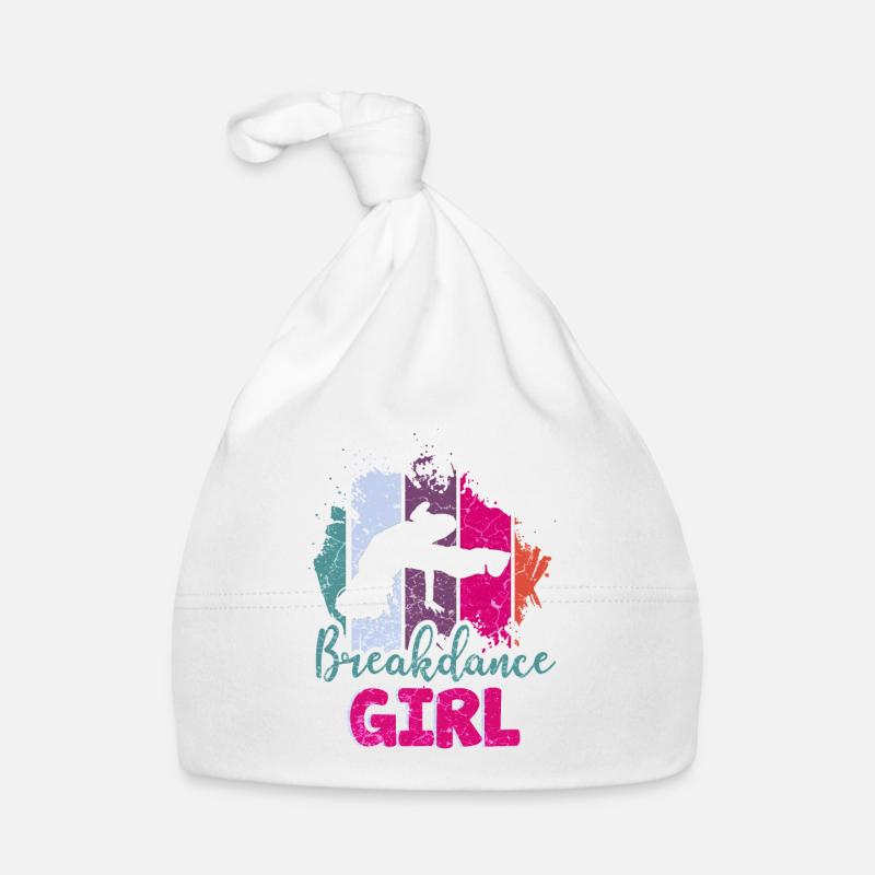 Dance Dancing Breakdance Girl Organic Baby Cap