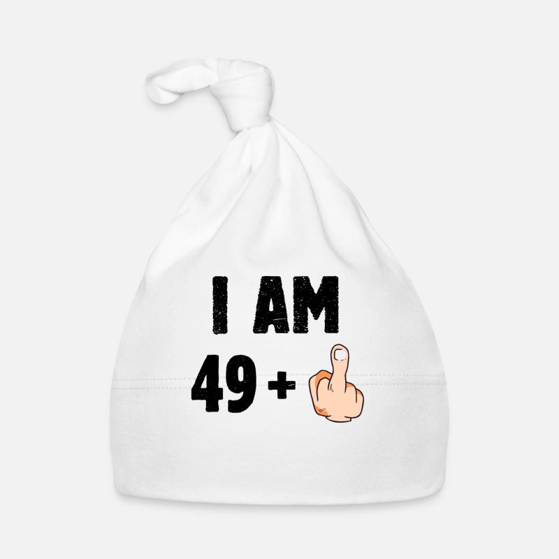 I am 49 plus one Organic Baby Cap