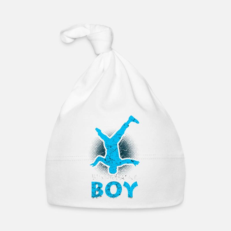Breakdance Junge Tänzer Breakdancing Baby Bio-Mütze