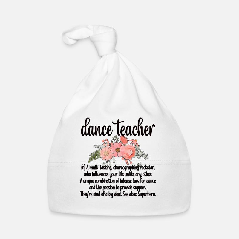 Dance Teacher Gift Dance Lessons Dance Teacher Organic Baby Cap