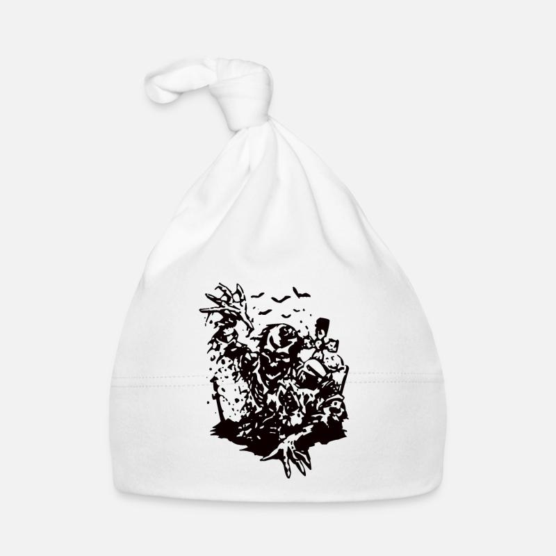 Corbeau peste d’horreur Bonnet bio Bébé