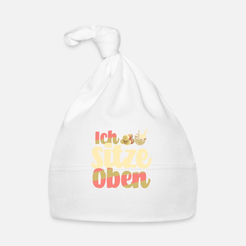 Sauna ich sitze oben Baby Bio-Mütze