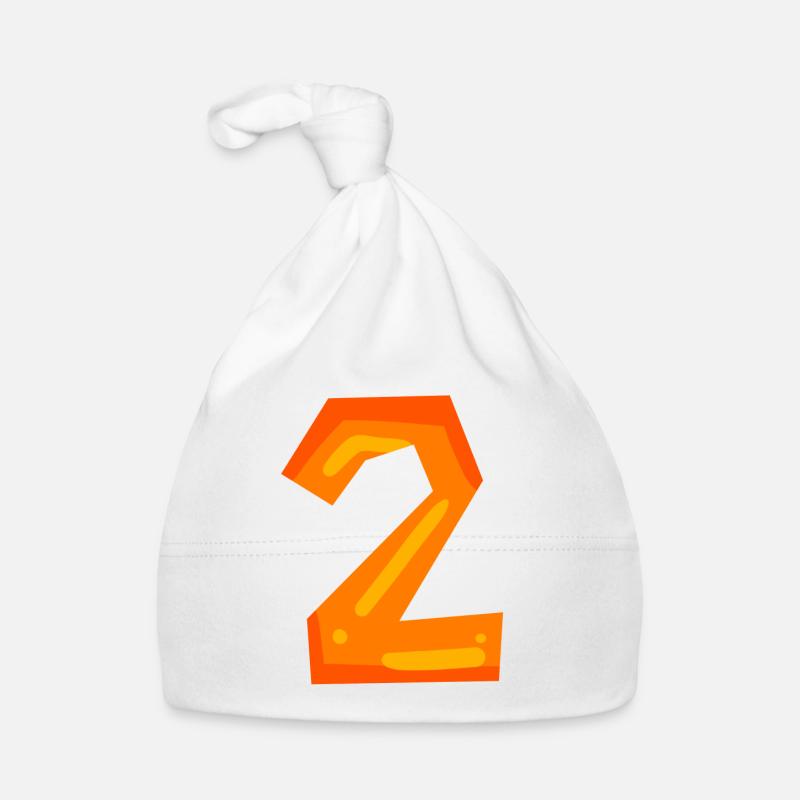 2 - Baby Bio-Mütze - Weiß