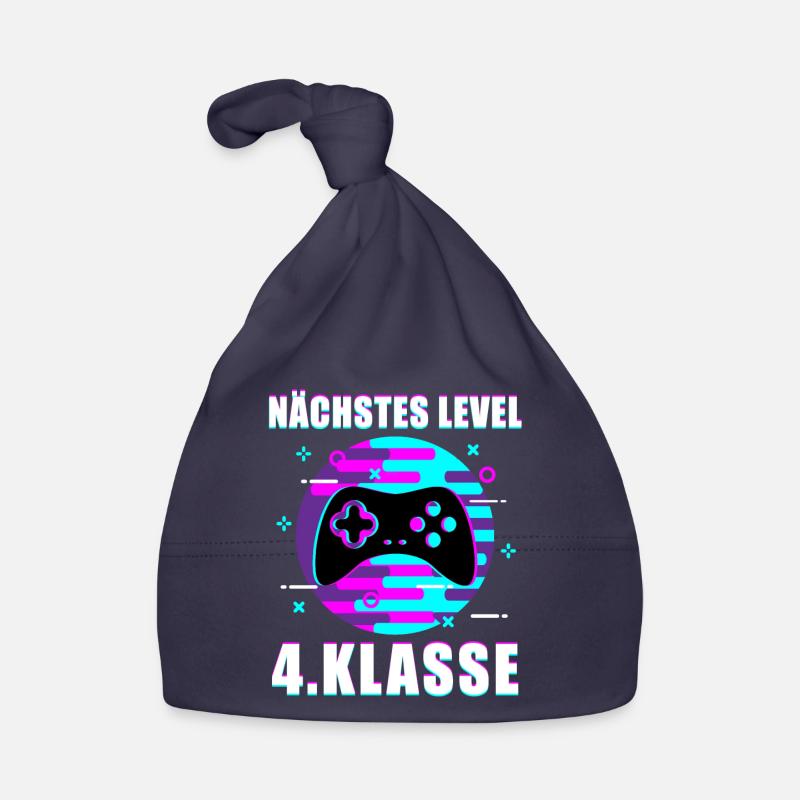 4. Klasse Gamer Zocker Spruch Schulbeginn Geschenk Baby Bio-Mütze