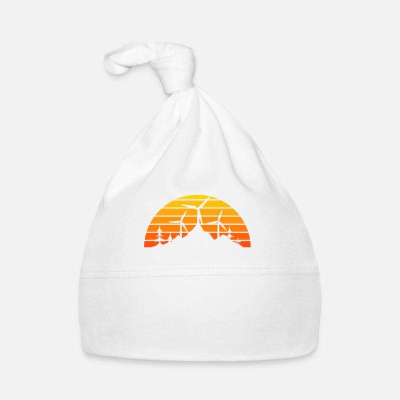Wind-Wind Solution Energy Wind Turbine Technician Organic Baby Cap