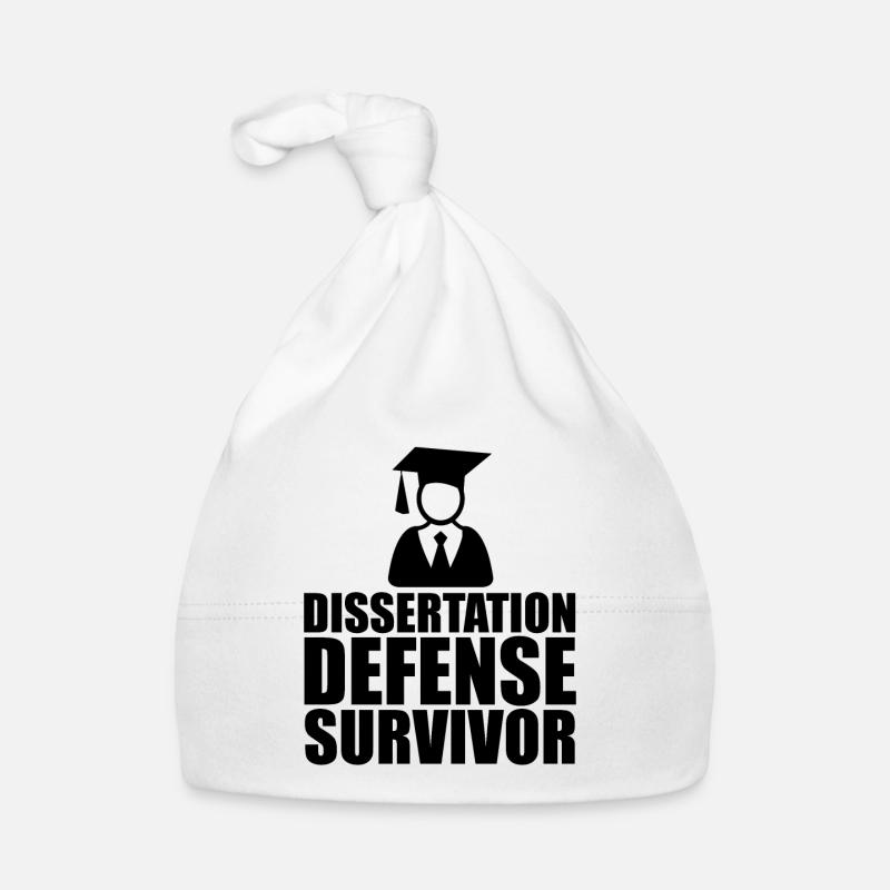 Dissertation Defense Survivor Organic Baby Cap