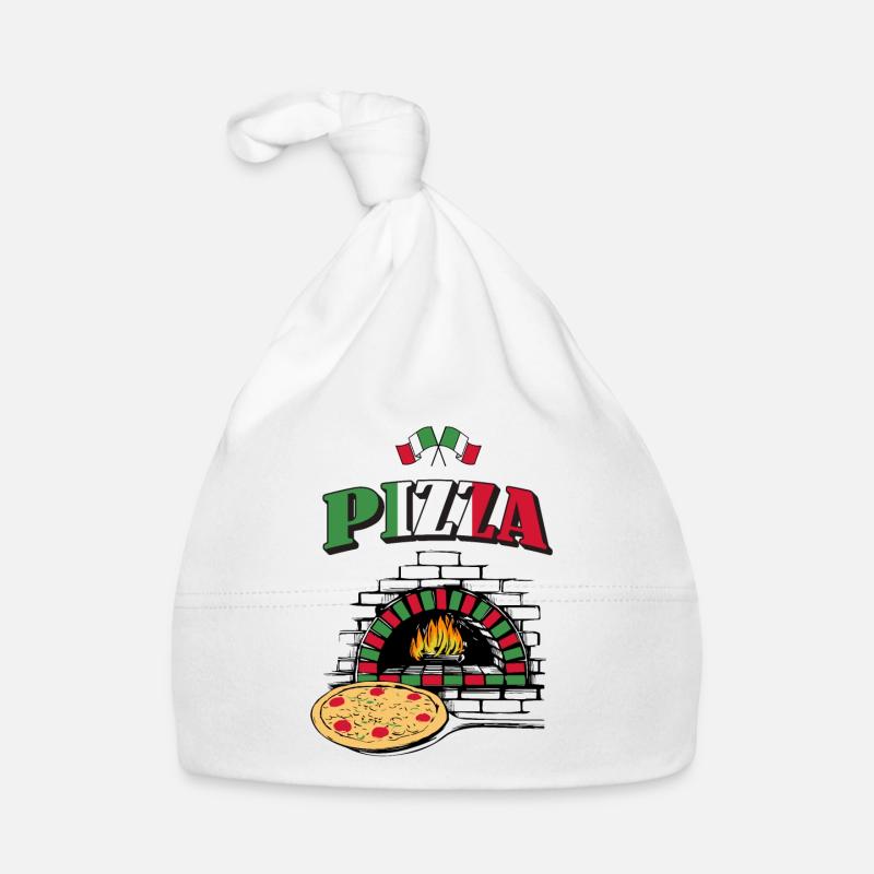 Pizzabäcker Pizzeria Arbeitskleidung Baby Bio-Mütze