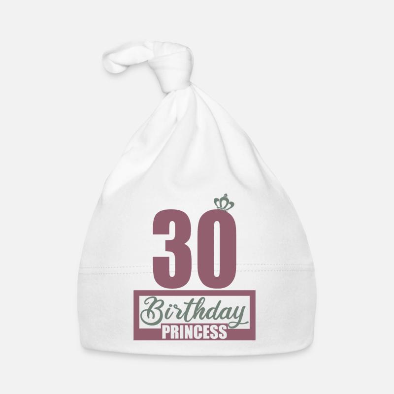 30e anniversaire 30 ans 30 anniversaire 30 Anniversaire Princess Bonnet bio Bébé