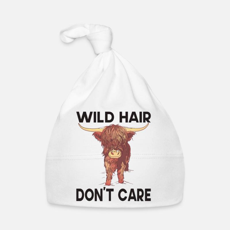 Scottish Highland Cattle Highland Cow Organic Baby Cap