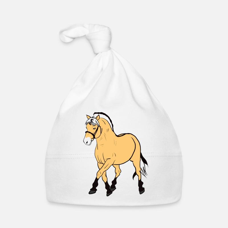 Fjordpferd Pony Baby Bio-Mütze