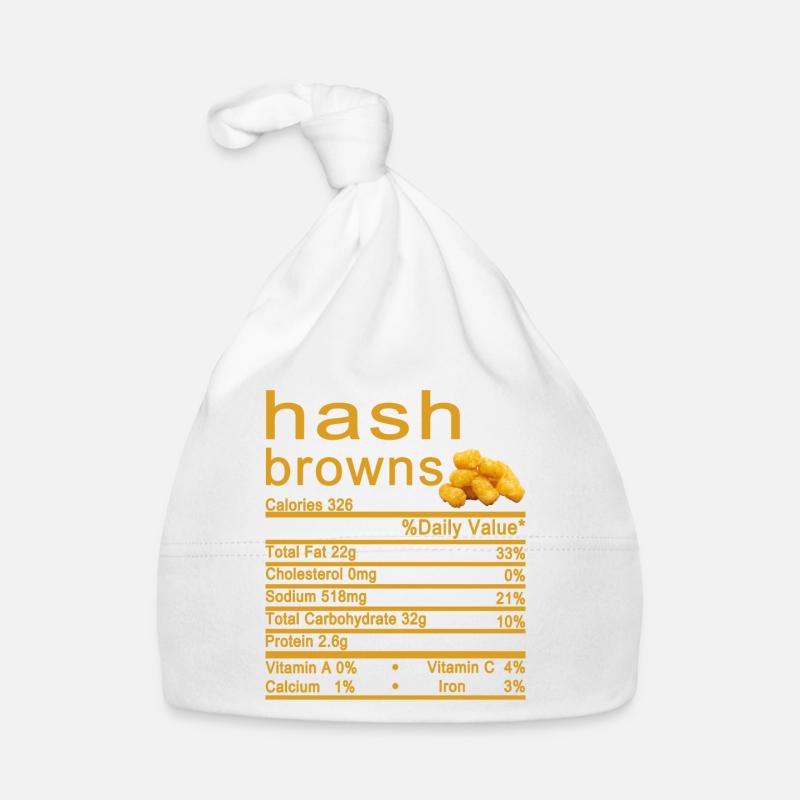 hash browns Organic Baby Cap