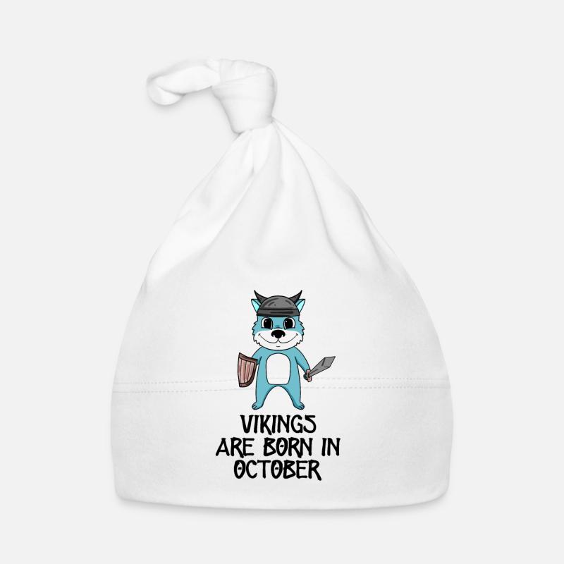 Mois de naissance mois d’octobre cadeau Bonnet bio Bébé