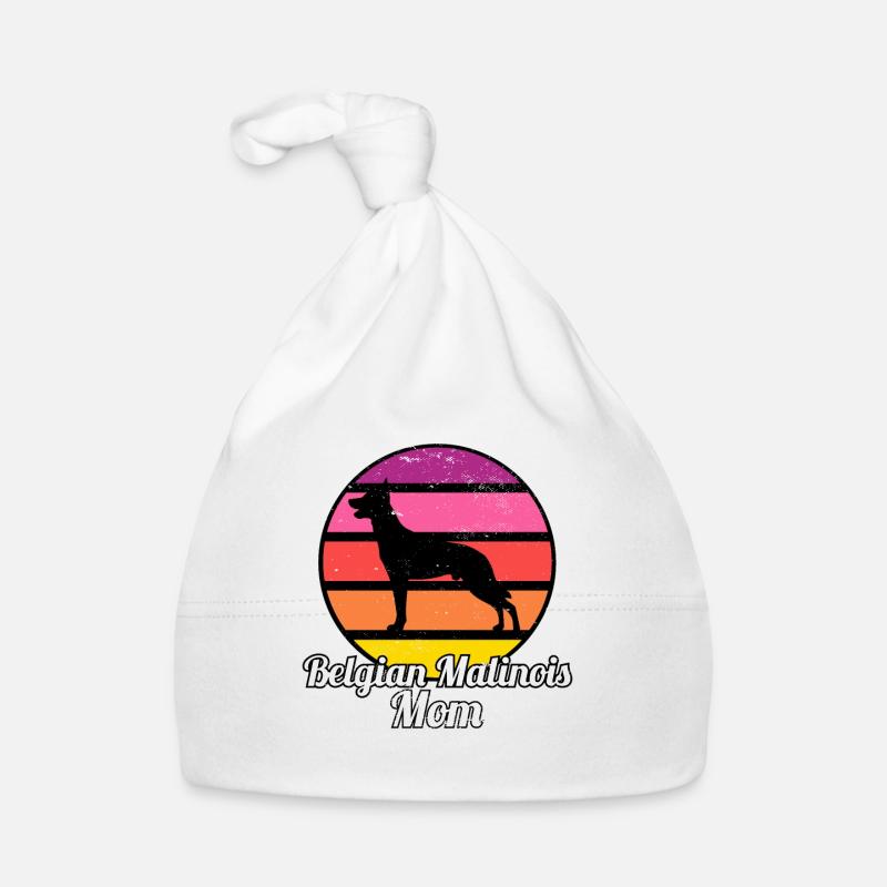 Belgian Malinois Mom I Retro Mechelaar Mom Bonnet bio Bébé