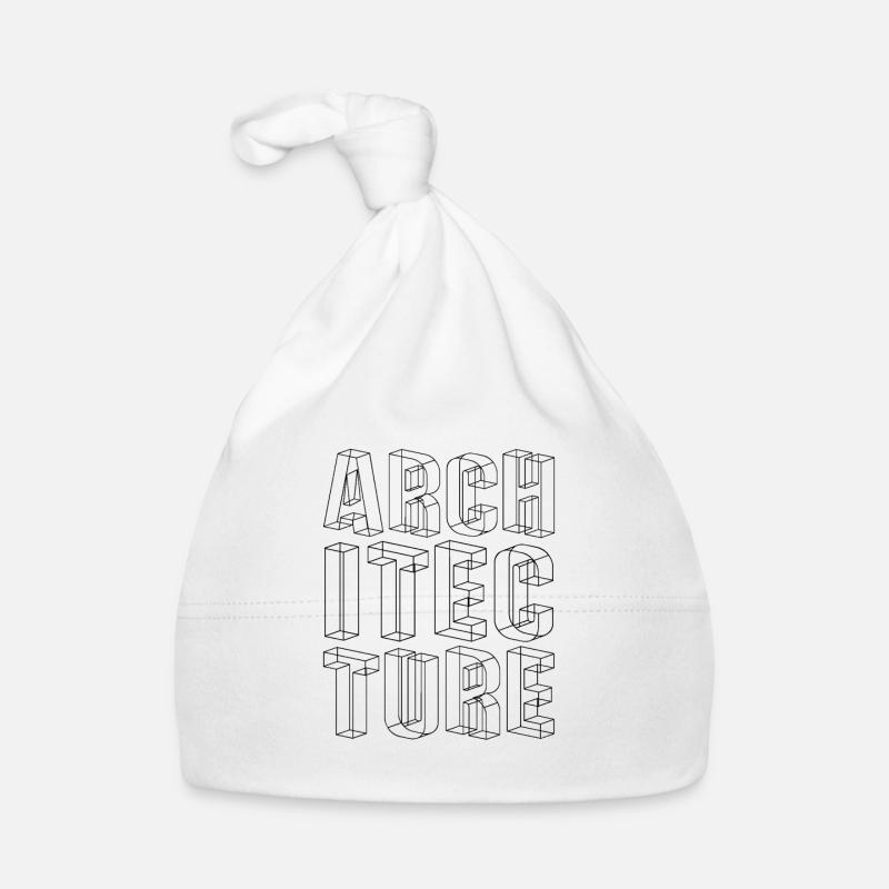 Architektur Architektin Student Architekt Beruf Baby Bio-Mütze