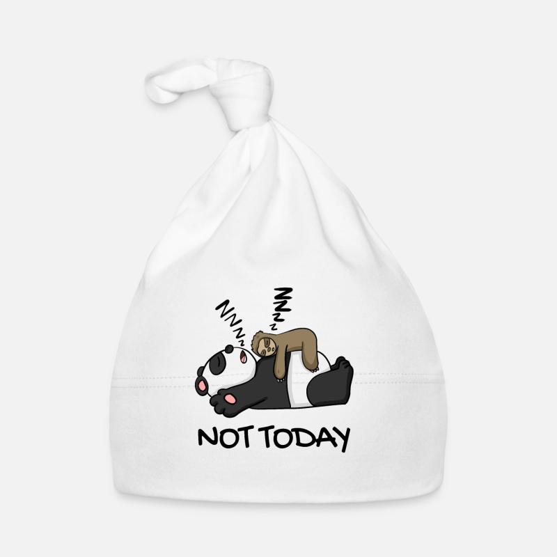 Sloth and panda Organic Baby Cap