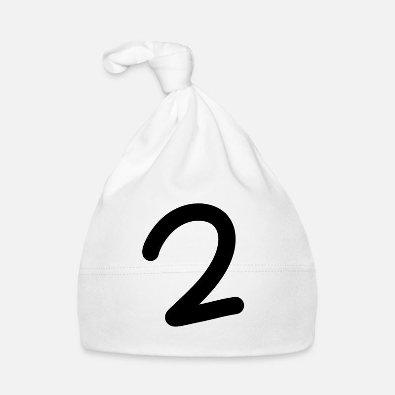 2 Noir Bonnet bio Bébé