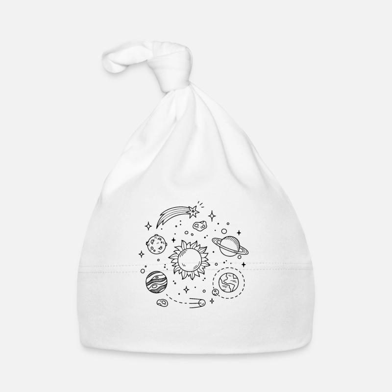 Space Space Astronaut Planet Earth Galaxy Organic Baby Cap