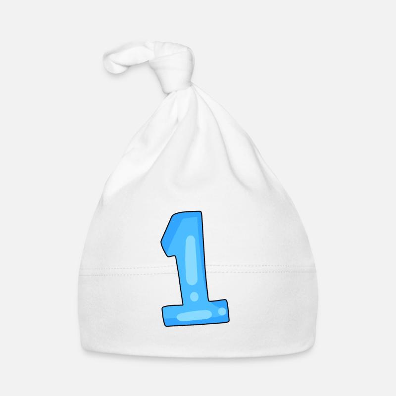 1 light blue Organic Baby Cap