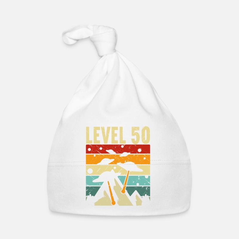 Level 50 Gaming Controller 50 anniversaire Bonnet bio Bébé