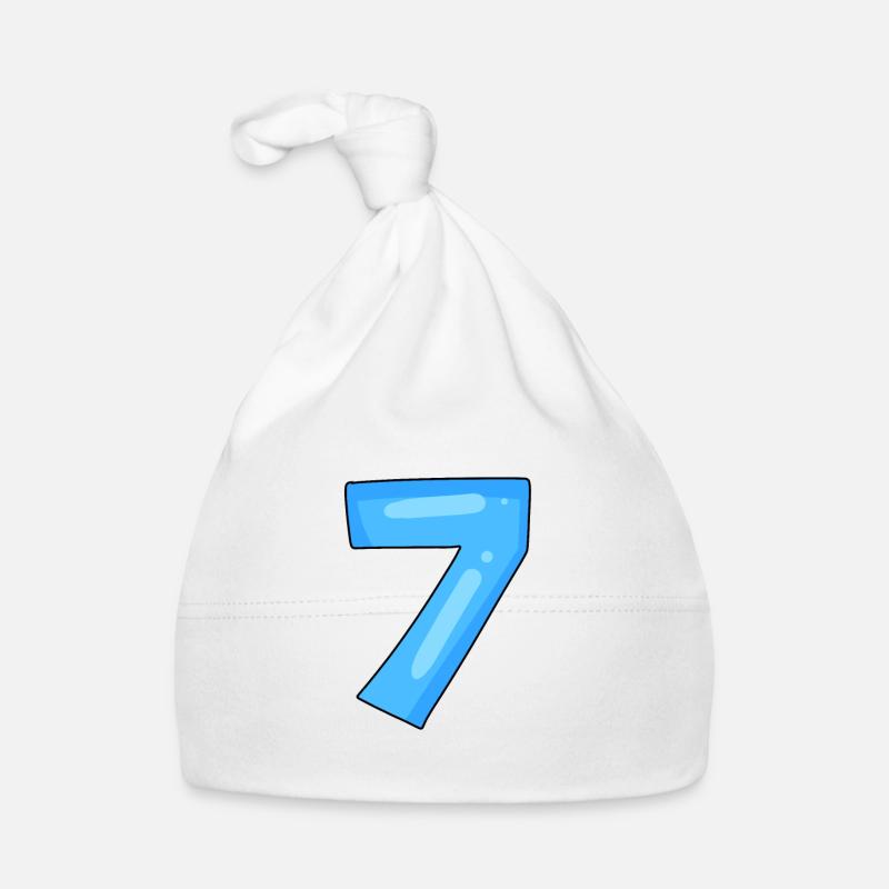 Nummer 7 Baby Bio-Mütze