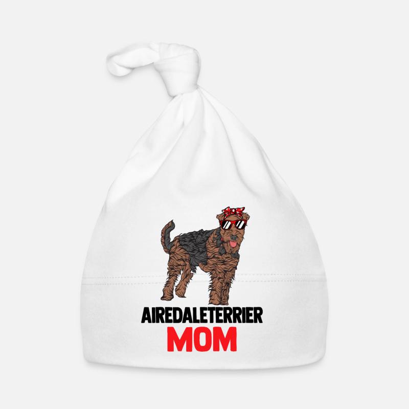 Airedale Terrier Organic Baby Cap