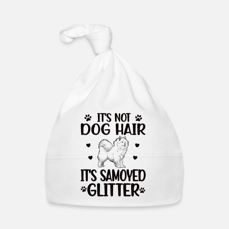 Samojede amant propriétaire de chien Samojede maman Bonnet bio Bébé