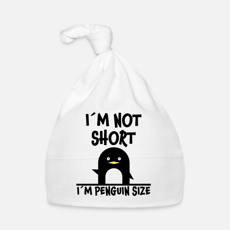 Pinguin Lustig Spruch Klein Fun Antarktis Geschenk Baby Bio-Mütze