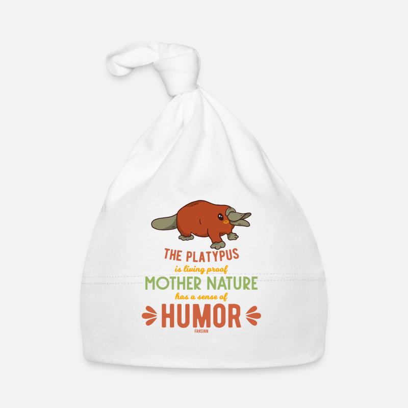 Schnabeltier Australien Down Under Wildnis Baby Bio-Mütze