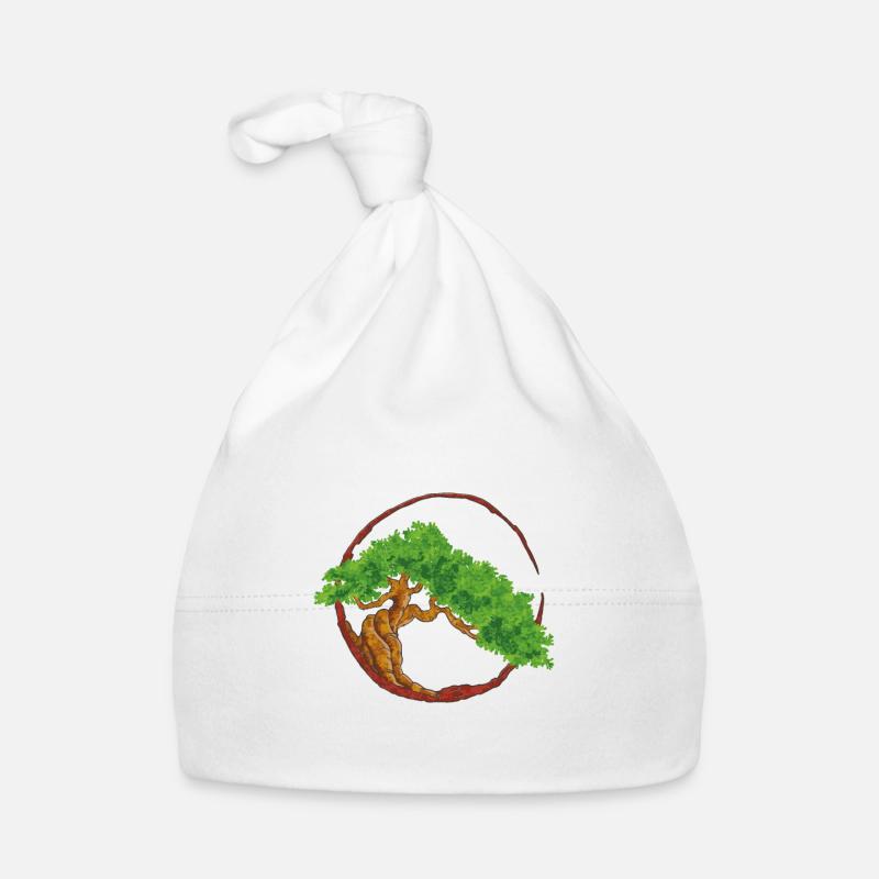 Tree Japanese Bonsai Tree Organic Baby Cap