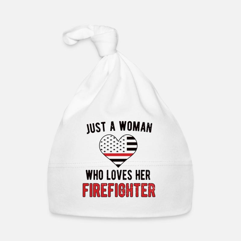 Frau Von Feuerwehrmanns Ehefrau Feuerwehrmann Baby Bio-Mütze