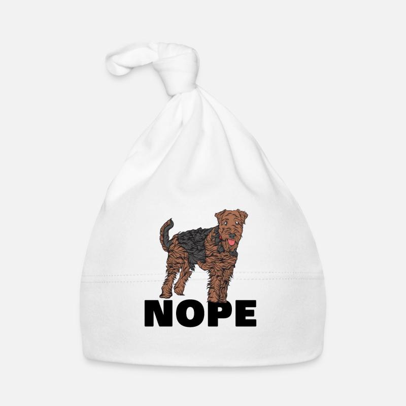 Airedale Terrier Organic Baby Cap