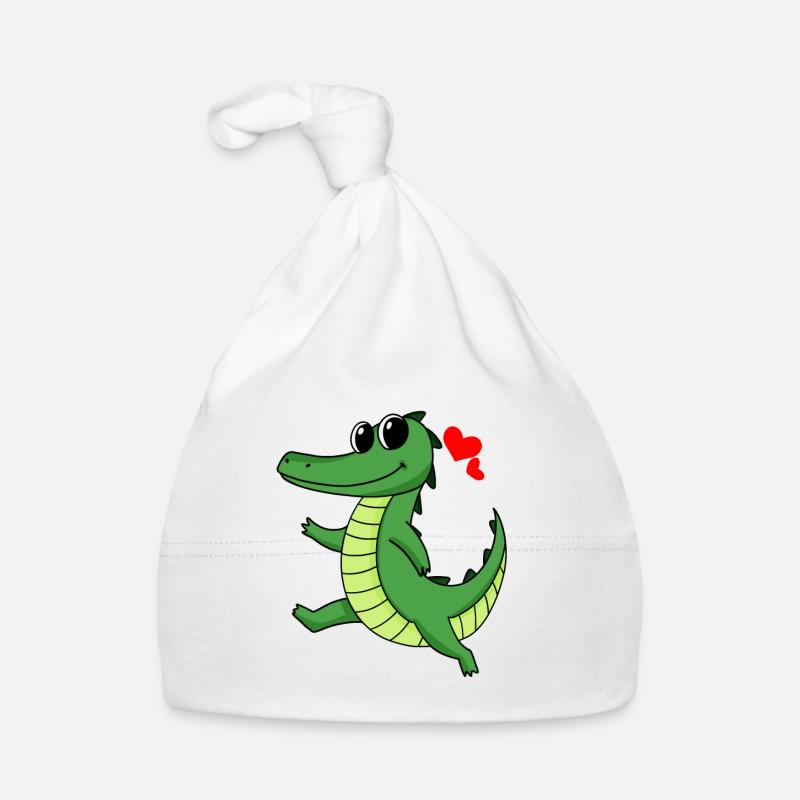 Crocodile Bonnet bio Bébé