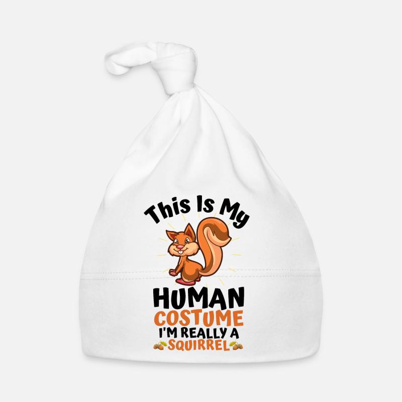This Is My Human Costume I'm Really A Squirrel Bonnet bio Bébé