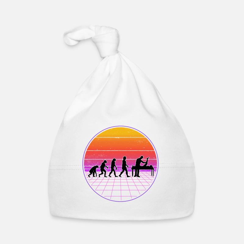 Physiotherapist Evolution Vaporwave Physio Organic Baby Cap