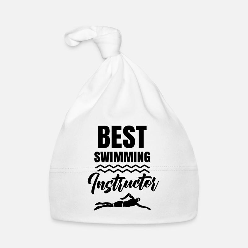 Best Swimming Instructor Swimming Coach Coach Organic Baby Cap