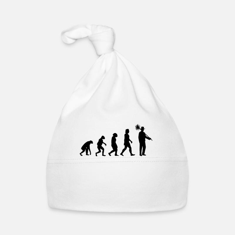Schornsteinfeger Evolution Schornstein Kaminfeger Baby Bio-Mütze