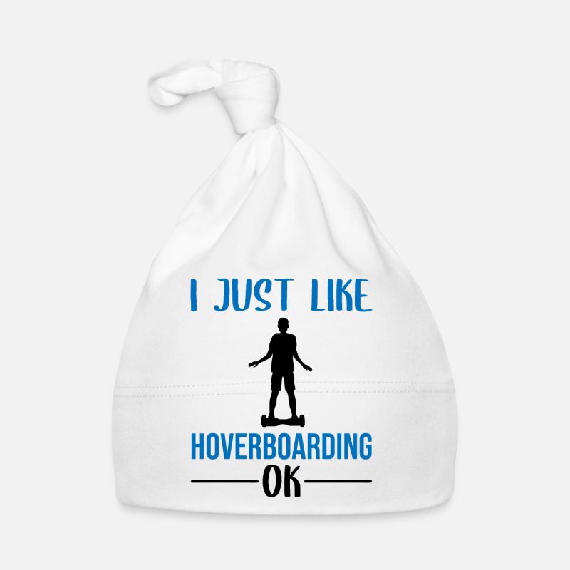 Hoverboard Saying E-Board Balance Board Kids Organic Baby Cap