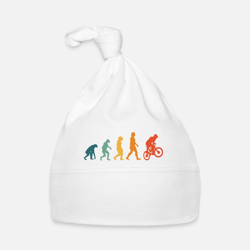 BMX Evolution Retro Cyclist Bike Organic Baby Cap