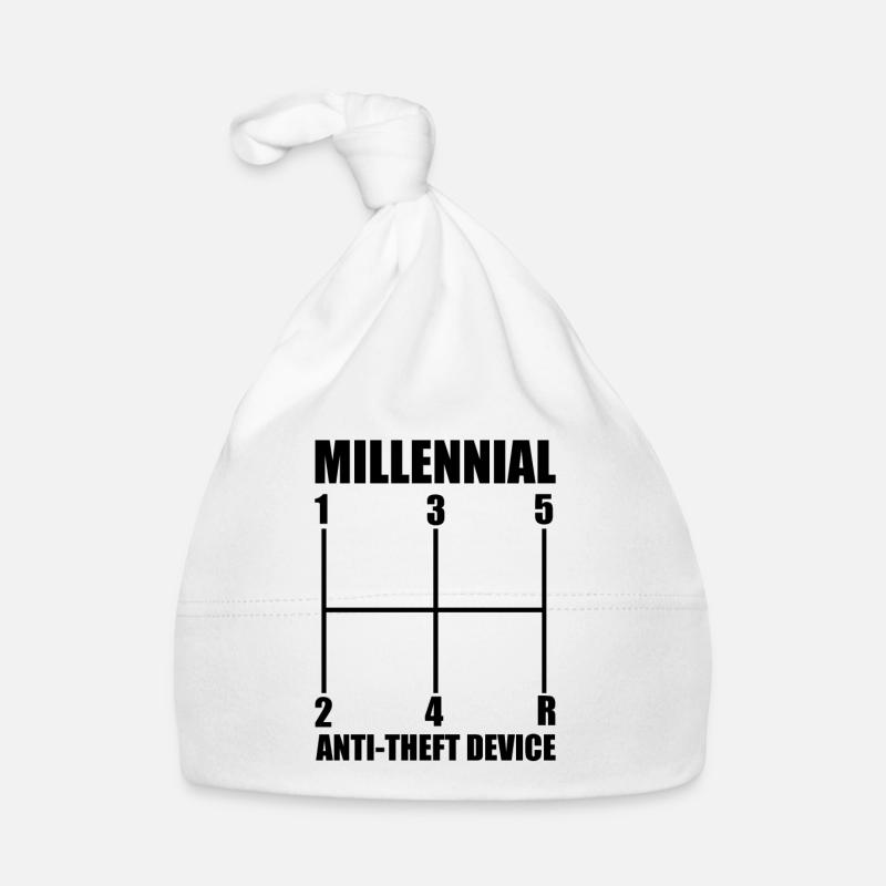 Millennial Anti Theft Device Baby Bio-Mütze